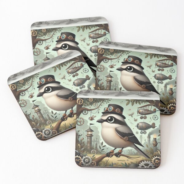 Item preview, Steampunk Loggerhead Shrike designed and sold by Sillytoe.