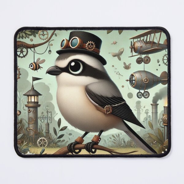 Item preview, Steampunk Loggerhead Shrike designed and sold by Sillytoe.