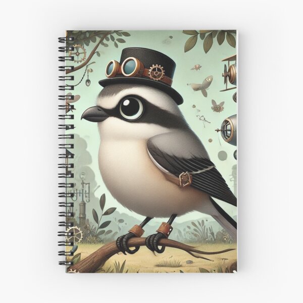 Item preview, Steampunk Loggerhead Shrike designed and sold by Sillytoe.