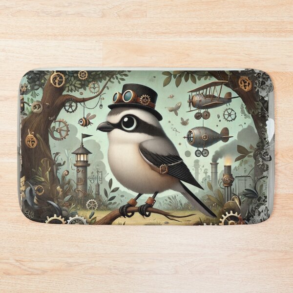 Item preview, Steampunk Loggerhead Shrike designed and sold by Sillytoe.
