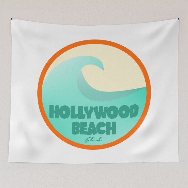 Item preview, Hollywood Beach Florida Retro designed and sold by bivenart.