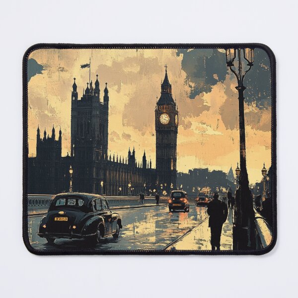 Item preview, London Art Painting Vintage Poster designed and sold by GrinGalore.