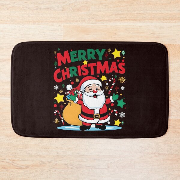 Item preview, Merry Christmas! Santa Claus bringing Xmas Joy - Christmas Day designed and sold by MSMPrintDesign.