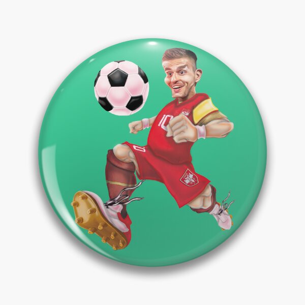 Item preview, Caricature of Dusan Tadic football player sticker designed and sold by Dimisbarbarian.