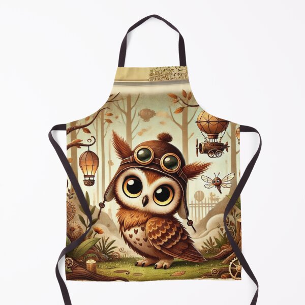 Item preview, Steampunk Long-Eared Owl designed and sold by Sillytoe.