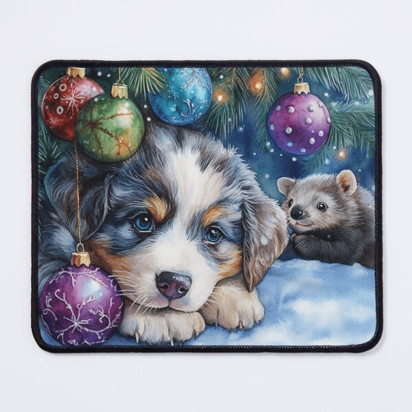 Item preview, Australian Shepherd And Wombat designed and sold by Nocturne Paws.
