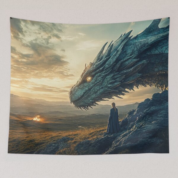 Item preview, Guardian of the Sunset: A Dragon's Watch designed and sold by LemurianPortals.