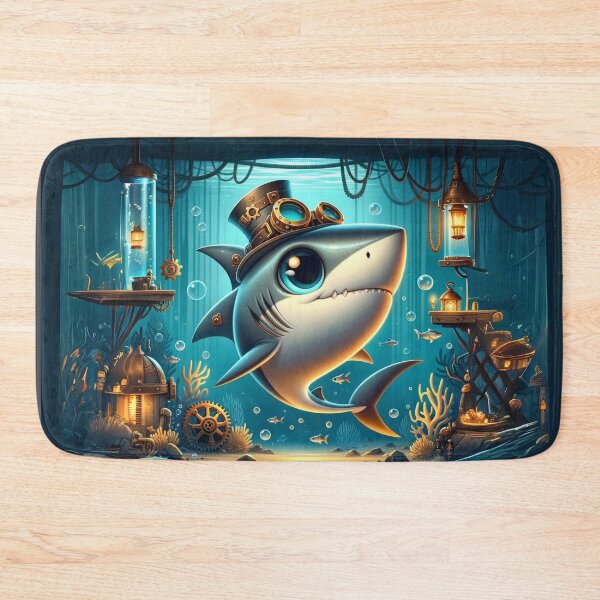 Item preview, Steampunk Longfin Mako Shark designed and sold by Sillytoe.