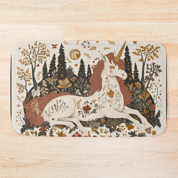 Item preview, Unicorn in a Whimsical Meadow designed and sold by LonesomeKnight.