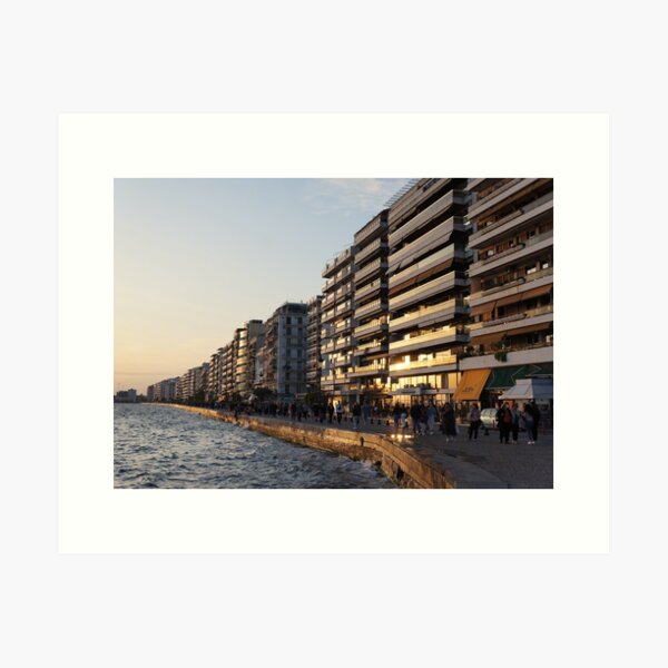 Thessaloniki Sunset - Greece Art Print