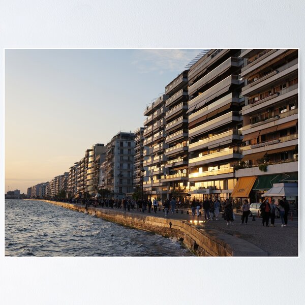 Thessaloniki Sunset - Greece Poster