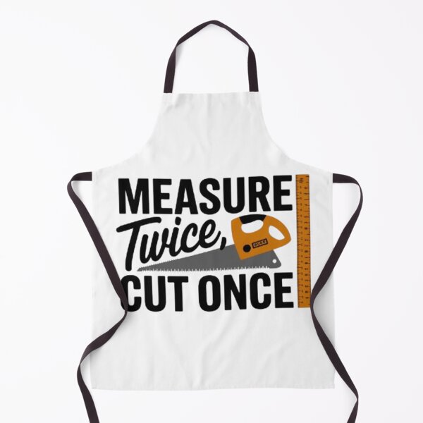 Item preview, Craftsmanship Wisdom: Measure Twice, Cut Once designed and sold by ThreadChords.