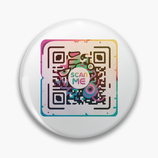 Item preview, QR Scan Me Colored QR Code designed and sold by Piotr Rosiak.