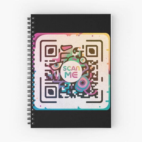 Item preview, QR Scan Me Colored QR Code designed and sold by Piotr Rosiak.