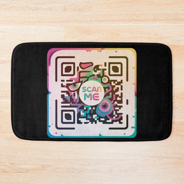 Item preview, QR Scan Me Colored QR Code designed and sold by Piotr Rosiak.