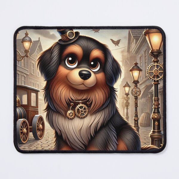 Item preview, Steampunk Long-Haired Rottweiler designed and sold by Sillytoe.