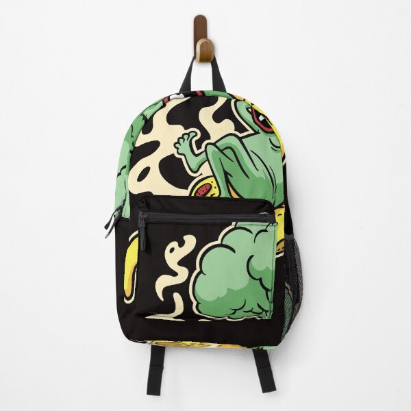 Item preview, Cool Broccoli on Cheesy Pizza Slice | Funny Foodie Cartoon Design designed and sold by DrawHandArt.