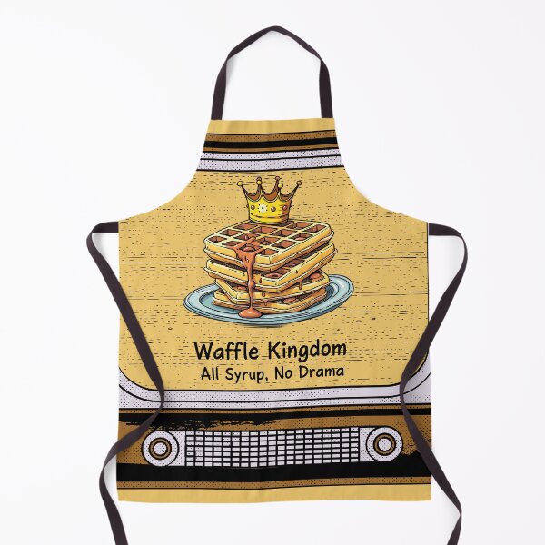 Item preview, Waffle Kingdom: All Syrup, No Drama designed and sold by PosiPrints.