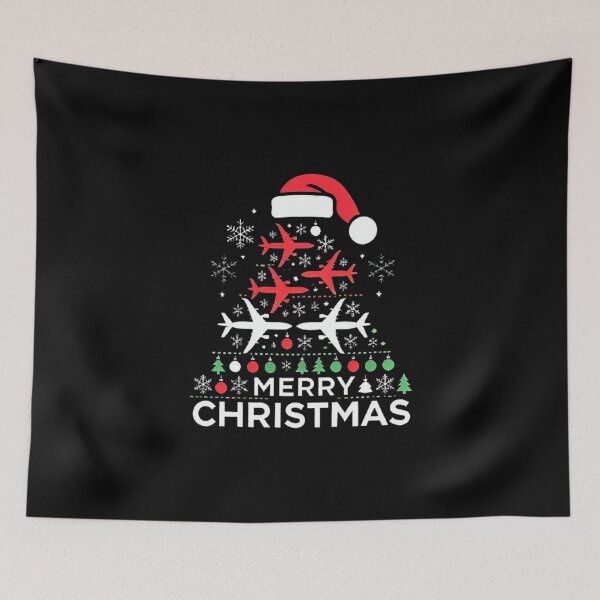Item preview, Unique Airplane Christmas Tree Design for Aviation Enthusiasts designed and sold by love3617.