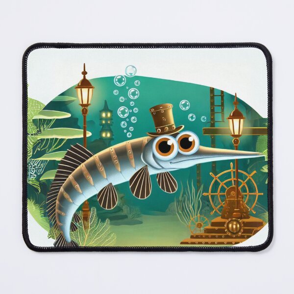 Item preview, Steampunk Longnose Gar designed and sold by Sillytoe.
