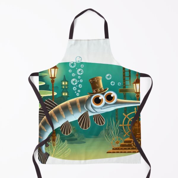 Item preview, Steampunk Longnose Gar designed and sold by Sillytoe.