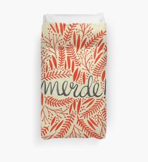 Funda nórdica Perdóname mi francés - rojo y crema