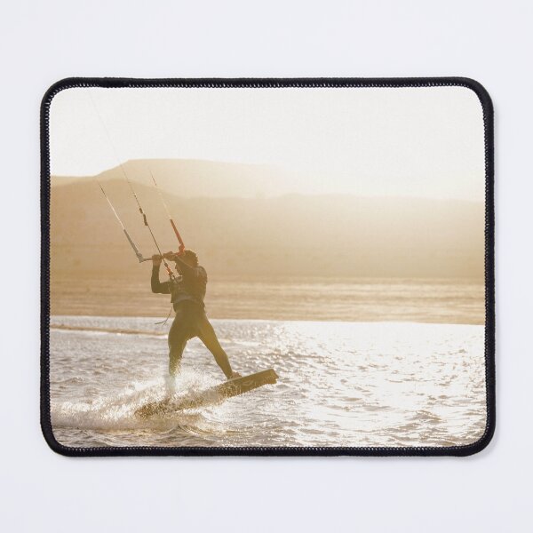 Item preview, Kite Surfer Golden Hour Dakhla designed and sold by LuciaHarrison.