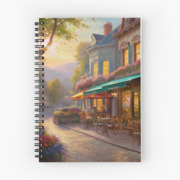 Item preview, Café Stroll Under Blossoming Trees designed and sold by BlareBlare.