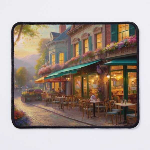 Item preview, Café Stroll Under Blossoming Trees designed and sold by BlareBlare.