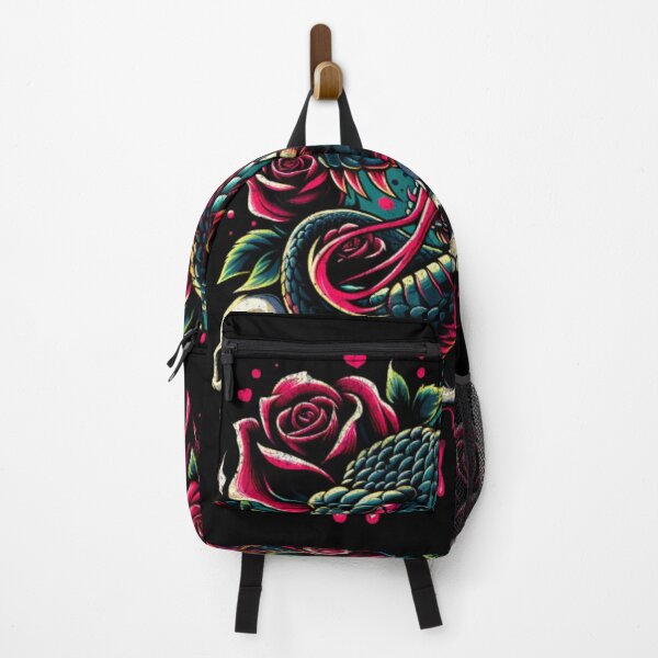 Item preview, Velours Designs:Velvet snake surrounded by flowers designed and sold by swiftbinaries.