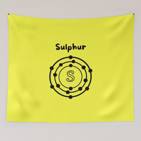 Item preview, Sulphur Atomic Number 16 Periodic Table Sulphur Electronic Configuration Chemistry designed and sold by Surabhi Jain.