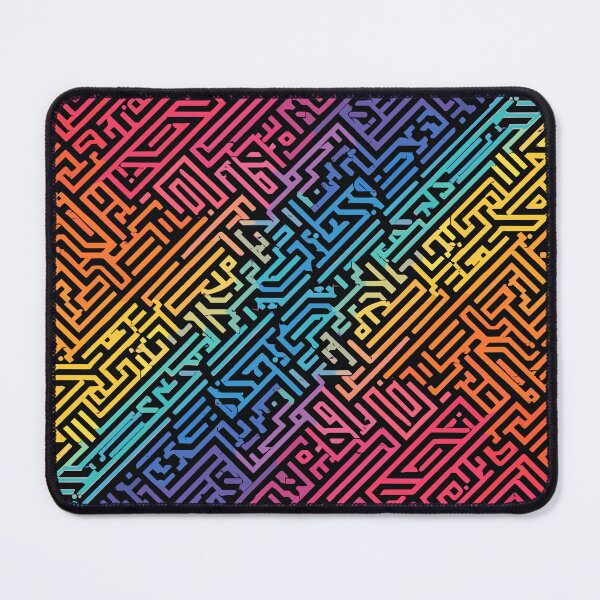 Item preview, Vibrant Geometric Maze designed and sold by ArtLab-store.