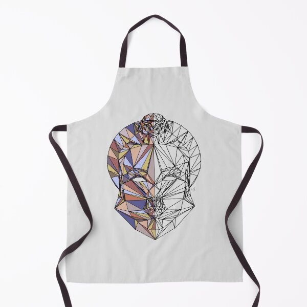 Item preview, Modern Geometric Portrait in Triangles - Semi-Colored Proposal designed and sold by YaraCreatyque.