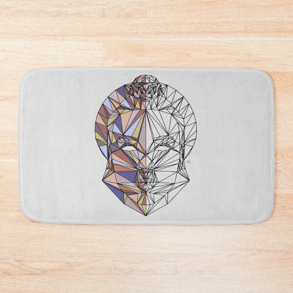 Item preview, Modern Geometric Portrait in Triangles - Semi-Colored Proposal designed and sold by YaraCreatyque.