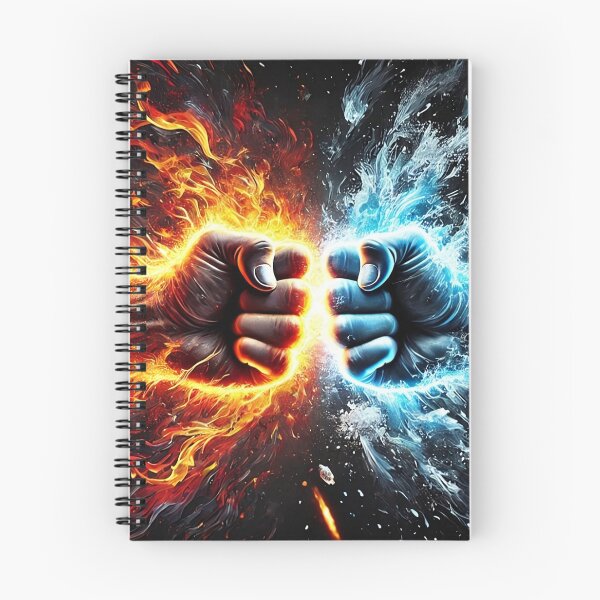 Item preview, Fire vs. Ice Poster | Dramatic art for strong personalities designed and sold by Jawoahl.