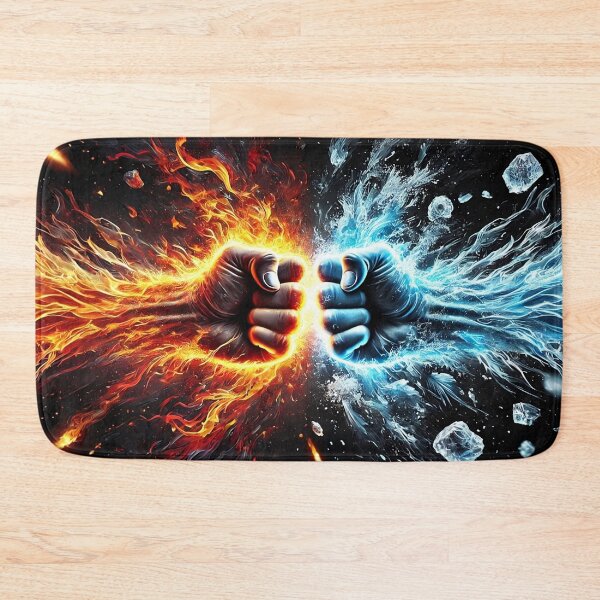 Item preview, Fire vs. Ice Poster | Dramatic art for strong personalities designed and sold by Jawoahl.