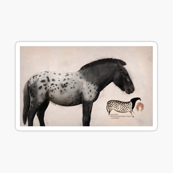 Item preview, Pech Merle Horse designed and sold by Julio Lacerda.