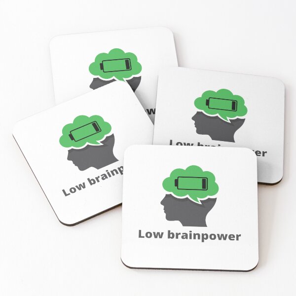 Item preview, Brainpower Battery Empty designed and sold by oconghd.