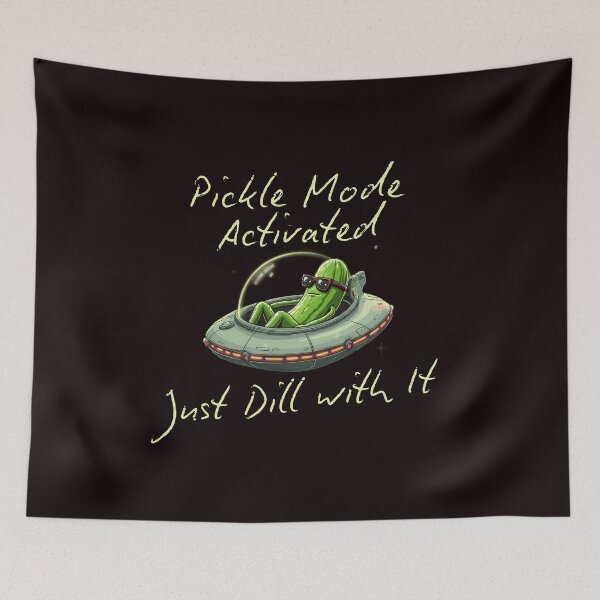 Item preview, Pickle Mode Activated: Just Dill With It! T-Shirt designed and sold by PosiPrints.