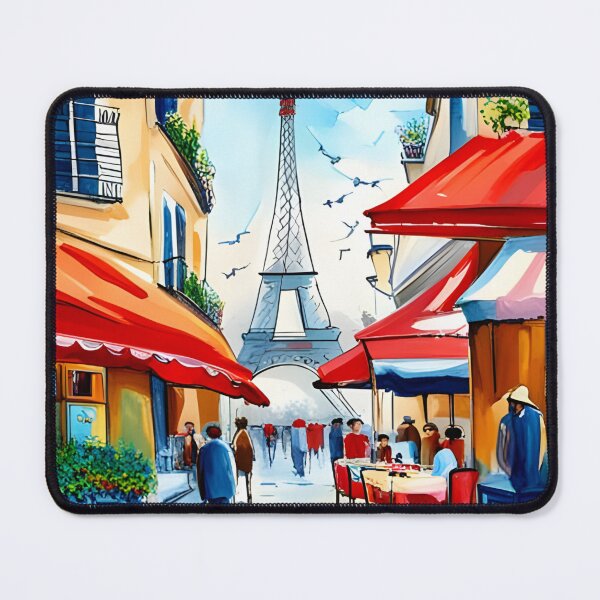Item preview, Paris Happy Birthday Card with Eiffel Tower designed and sold by JackFreestone.