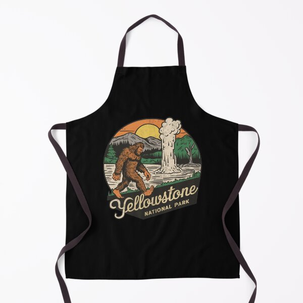 Item preview, Yellowstone national park badge vintage decal designed and sold by BrutalGrafix.
