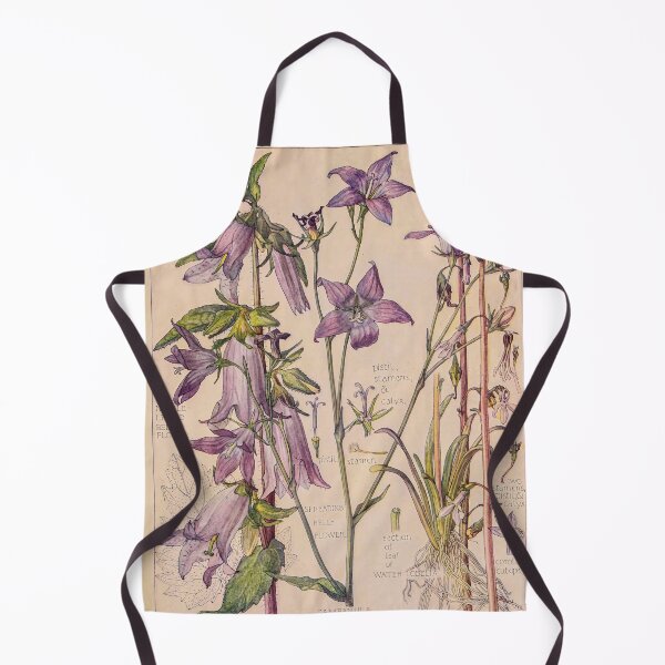 Item preview, Vintage Bell-Flower Botanical Plate (Campanula Study Collection) designed and sold by Very Peculiar.