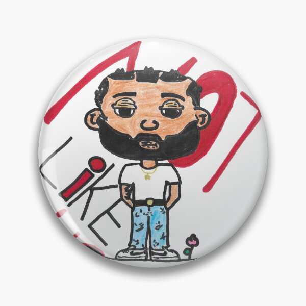 Item preview, Kendrick Lamar cartoon style drawing designed and sold by PineSunStudio.