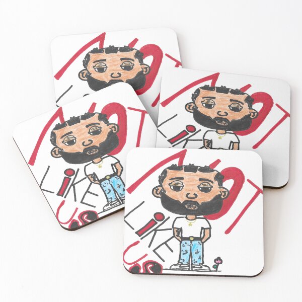 Item preview, Kendrick Lamar cartoon style drawing designed and sold by PineSunStudio.