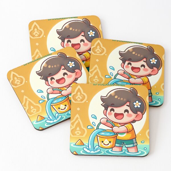 Item preview, 'น้ำขึ้นให้รีบตัก': Diseño de proverbio tailandés designed and sold by Jira-Indejang.