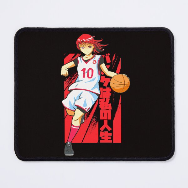 Item preview, "Funny Basketball Coach Anime girl Art Design for Sports Fans and Players designed and sold by DrawHandArt.