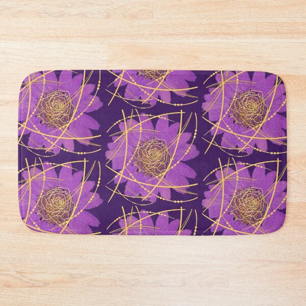 Item preview, Elegant Purple Rose with Golden Lines designed and sold by Arte82.