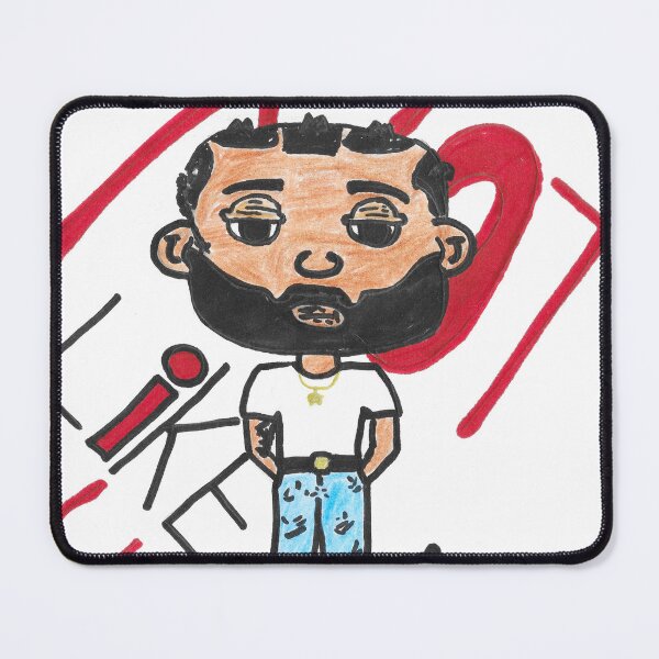 Item preview, Kendrick Lamar cartoon style drawing designed and sold by PineSunStudio.
