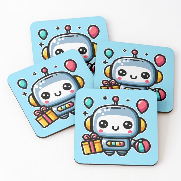 Item preview, Kawaii Cute Robot 2 | Toys and Games for Men and Women t-shirt designed and sold by panchiTWO.