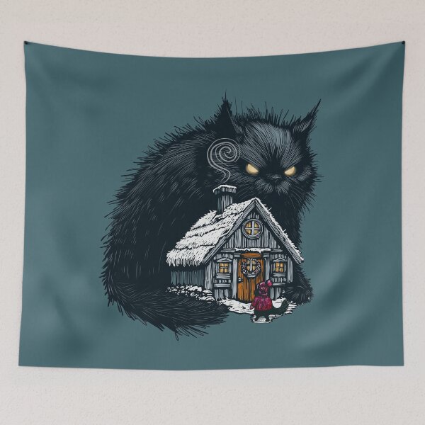 Item preview, Jólakötturinn designed and sold by KilkennyCat Art.
